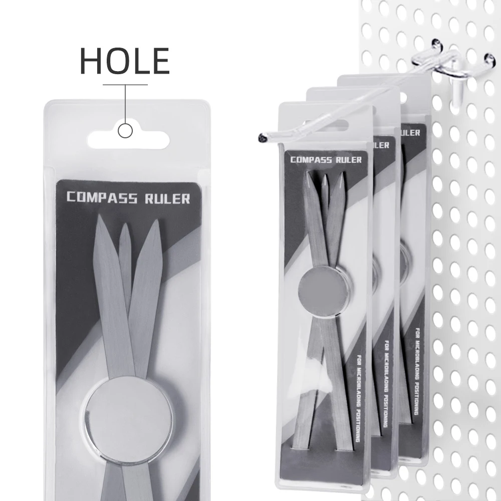 

1pc Permanent Makeup Measuring Tool Microblading Hand Tool Portable Makeup Supplies Eyebrow Rulers Eyebrow Measuring Tools