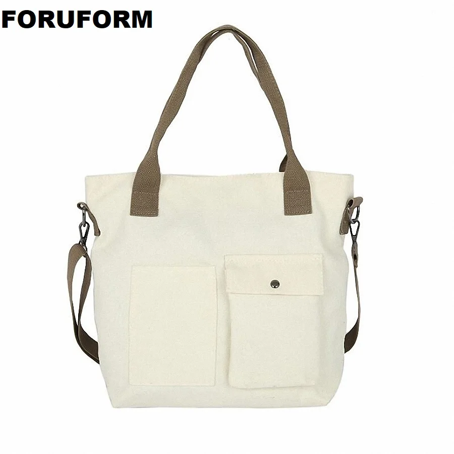 

2019 Women Bags Cotton Canvas Female Handbags Woman‘s Handbags Ladies Korean Casual Canvas Tote Bag Crossbody Shoulder Beach Bag