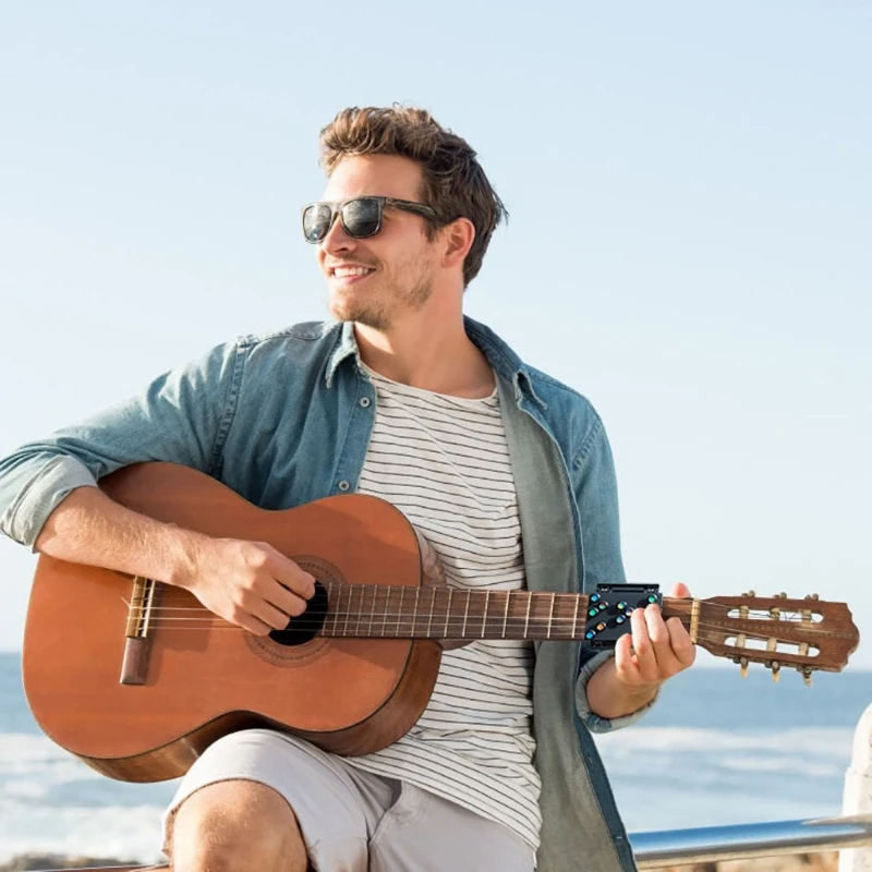 

Guitar Teaching Aid,Guitar T rainer Practice Acoustic Guitar Accessories Chord Assistant for Guitar Lover Beginner Good