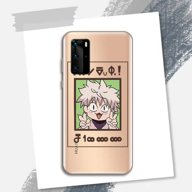 

anime Hunter X hunter Phone Case Transparent for Huawei P honor 8 10i 20 30 40 smart 2019