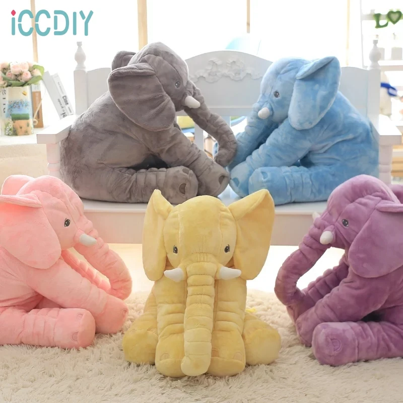 

Kids Elephant Soft Pillow Large Elephant Toys Stuffed Animals Plush Toys Baby Plush Doll Infant Toys Children Gift