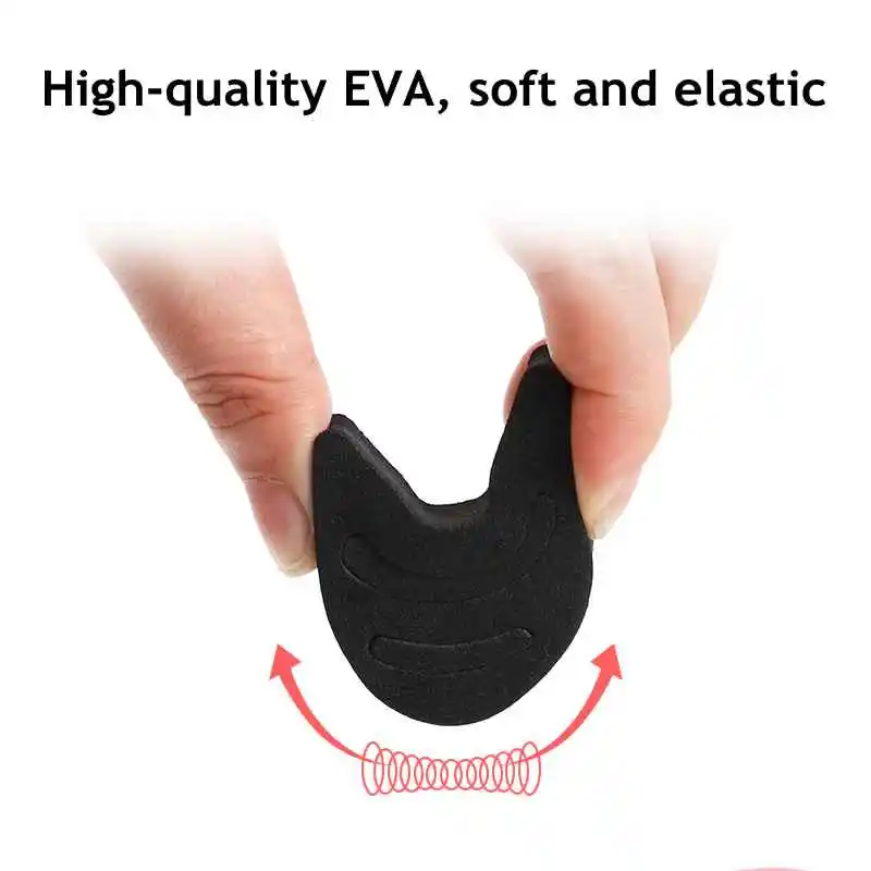 Women High Heel Toe Plug Insert Shoe Big Shoes Toe Front Filler Cushion Pain Relief Protector Adjustment Shoe Accessories 1Pair