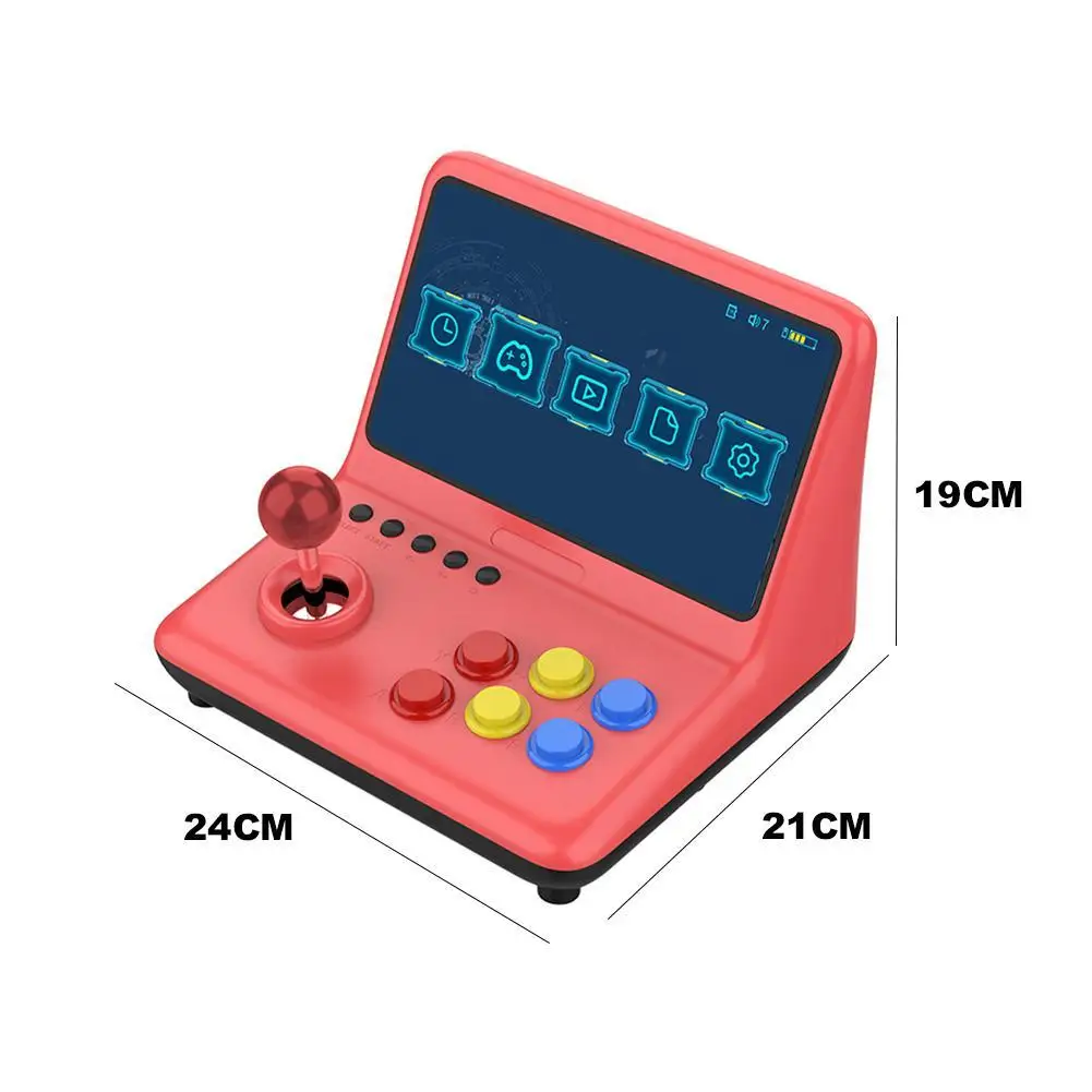 

Portable A12 9 inch Arcade Joystick Game Console 32GB Stick 1024*600 2000 Gamepad Gaming Video Resolution Games