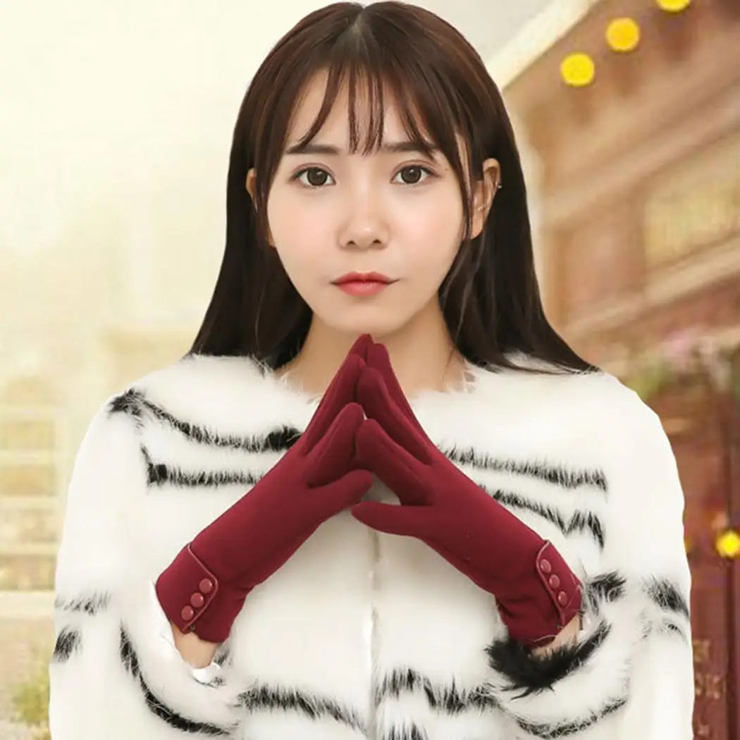 Женская верхняя спортивная походная зимняя велосипедная пряжка с сенсорным