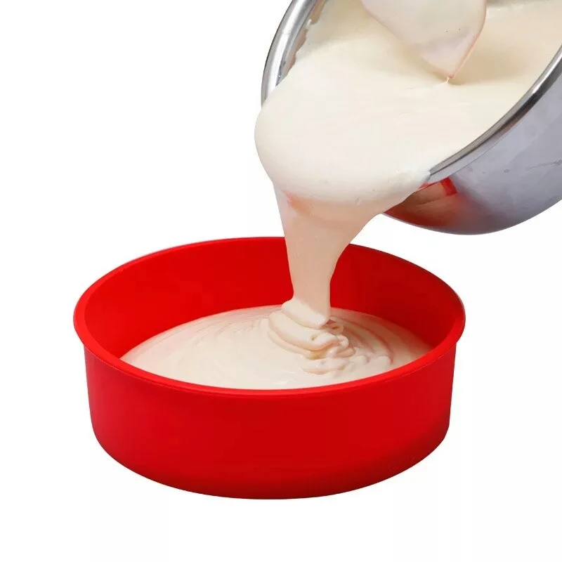 1 шт. форма для торта из пищевого силикона круглая сковорода пирожных шифоновая