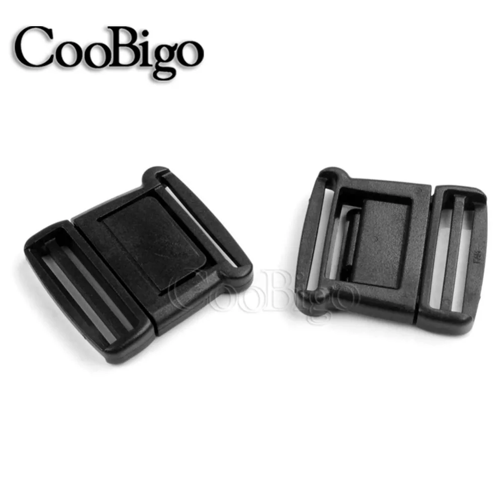 5 шт. черная пластиковая Центральная боковая съемная пряжка 25 мм 32 38 для активного