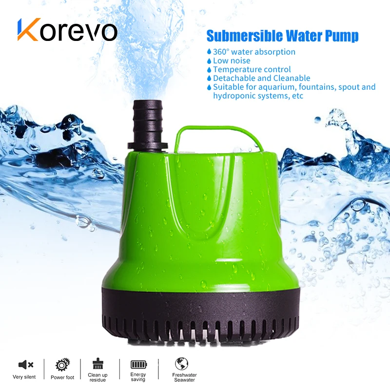 Погружной водяной насос для аквариума аквариумный 6/12/25/40/60/100 Вт 350 4500л/ч Марин с
