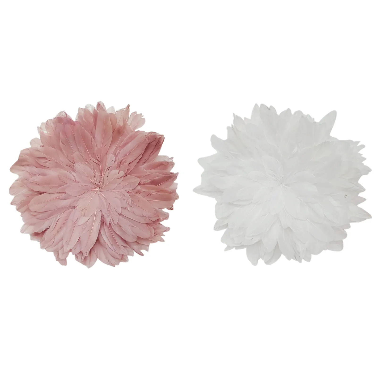 

Ins Nordic Feather Wall Decoration Flower Shaped Wall Hanging Feather Ornament 40CM ChildrenS Room Bedroom Door Decoration