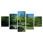 Модульные картины, картины на холсте, картины для дома, картины для гостиной, без рамки, 5 шт.