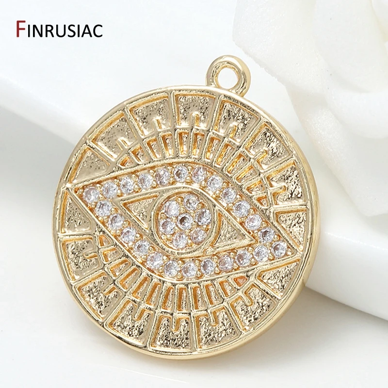 Круглые позолоченные подвески в виде монет 5 типов|Шармы| |