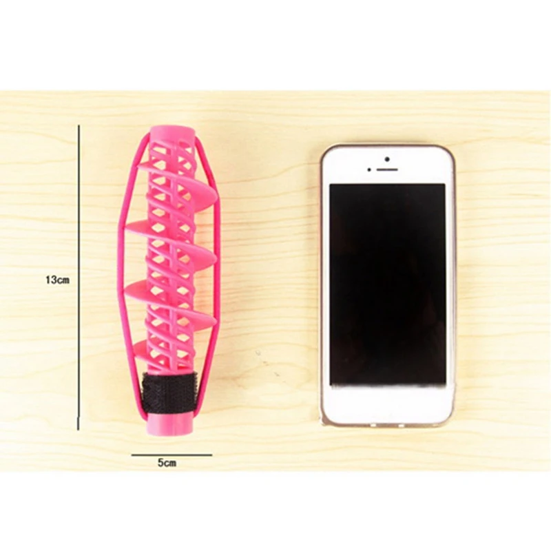 

4Pcs Hair Curler Plastic Spiral Hair Perm Rod Spiral Rod Barber Hairdressing Hair Rollers Salon Tools for Women Girls