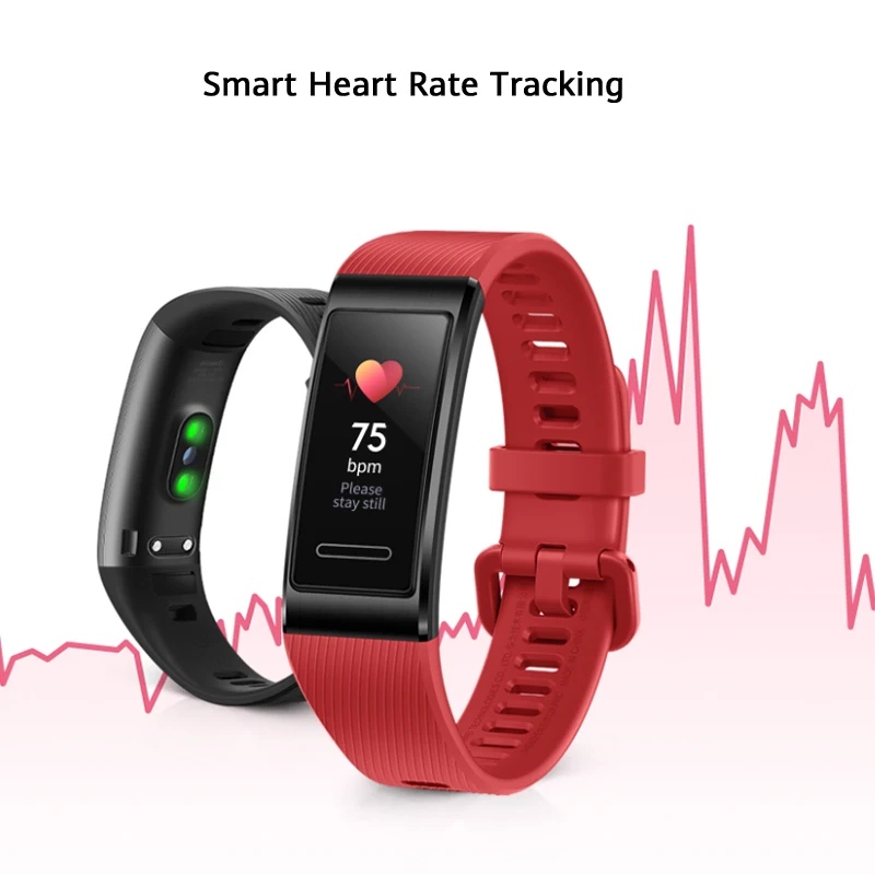 Оригинальные Смарт-часы Huawei Band 4 Pro GPS Amoled 0 95 дюйма металлический материал