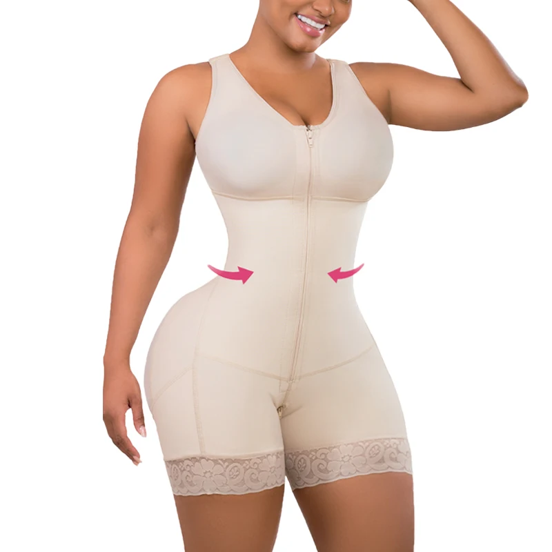 

Women' Corset Compression Garments Abdomen Shaping Short Vest Girdle Skims BBL Postpartum Post Liposuction Bodysuit Fajas