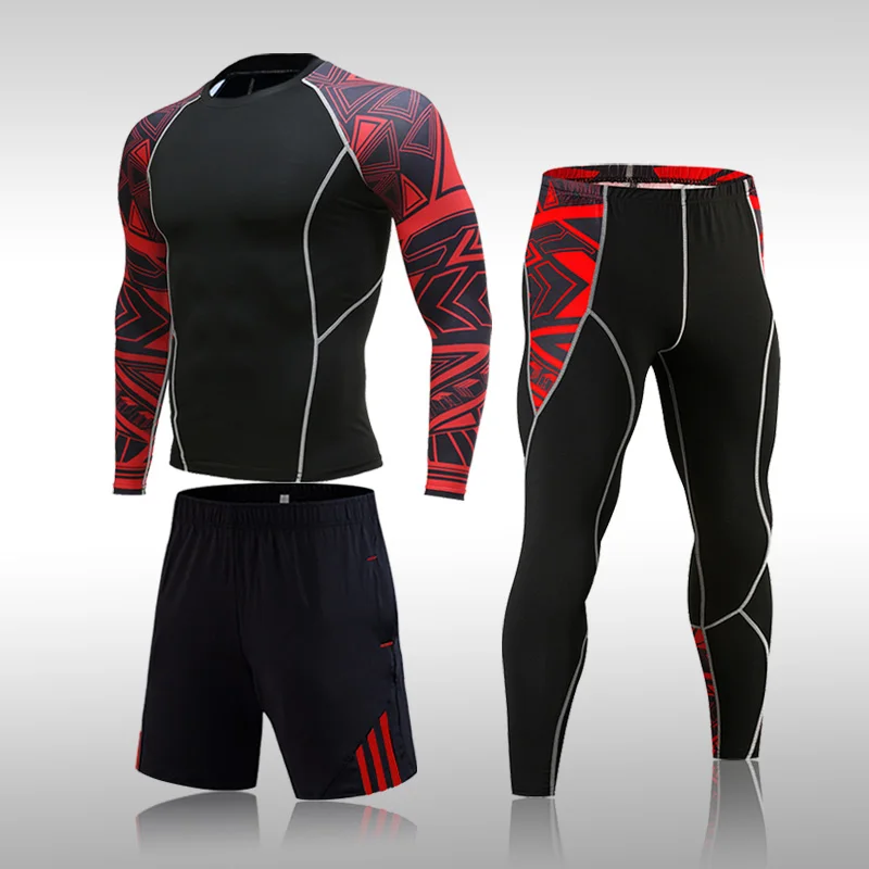 Мужское термобелье велосипедный базовый слой для тренировок зимние спортивные