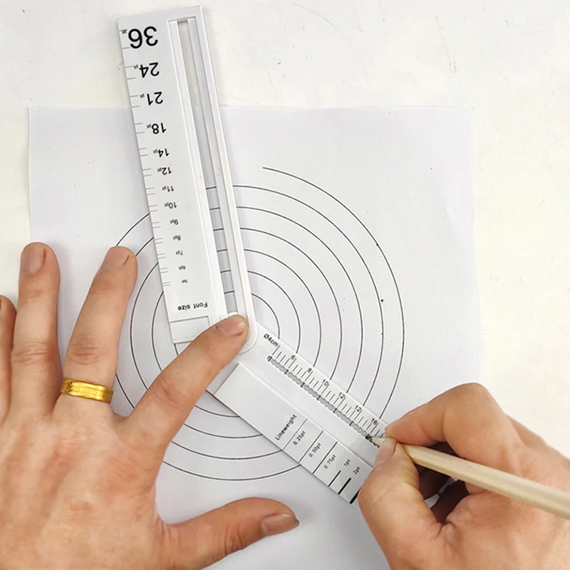 

1pcs Simple Style 30cm Transparent Rectangle Ruler Protractor Drawing Tool