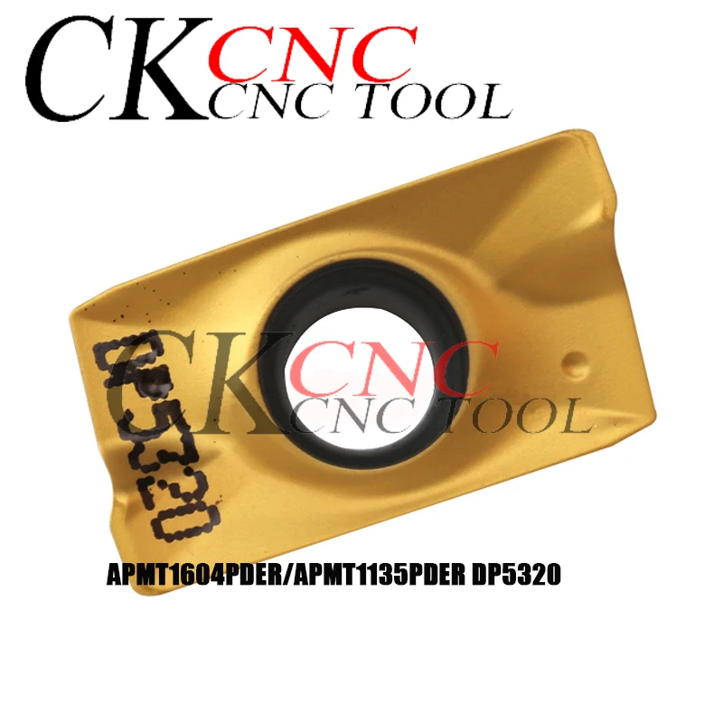 10 шт. APMT1604PDER/APMT1135PDER DP5320 фрезерный твердосплавный инструмент токарный станок