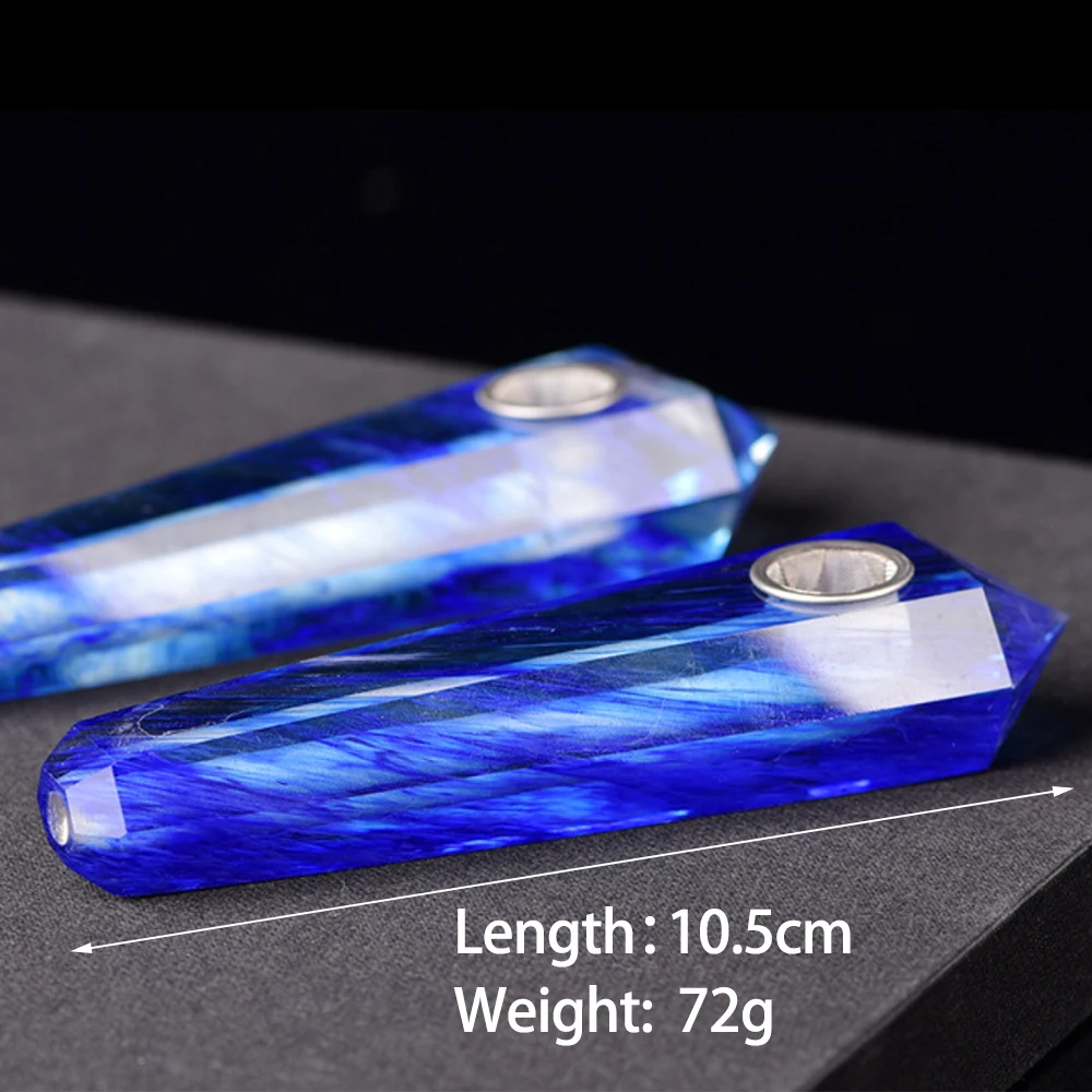 50 шт. оптовая продажа курительная трубка из натурального кварца с кисточкой | Дом