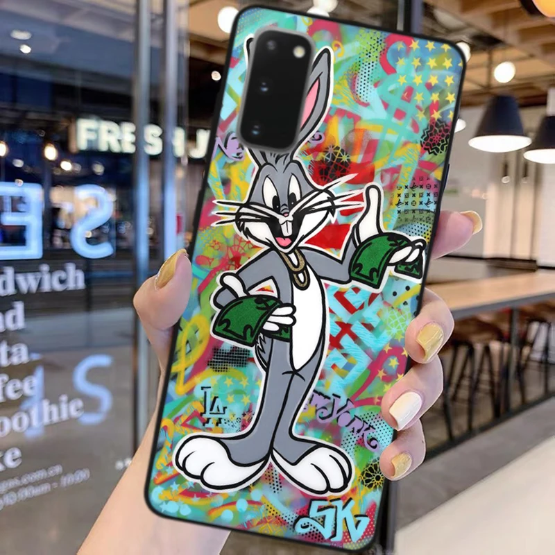 

For Samsung A42 A52 A72 A31 A41 A51 A71 A91 Cartoon Bugs Bunny Soft TPU Phone Cover Case For Samsung Galaxy A10 A30 A40 A50 A70
