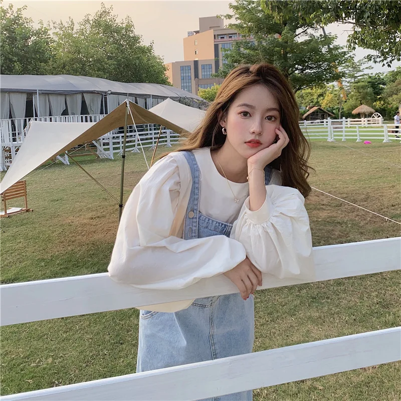 

Sleeveless Dress Women Vintage Summer Holiday Trendy Korean Denim Preppy Girls Mid-calf Dresses Empire Loose Femme Sundress Chic