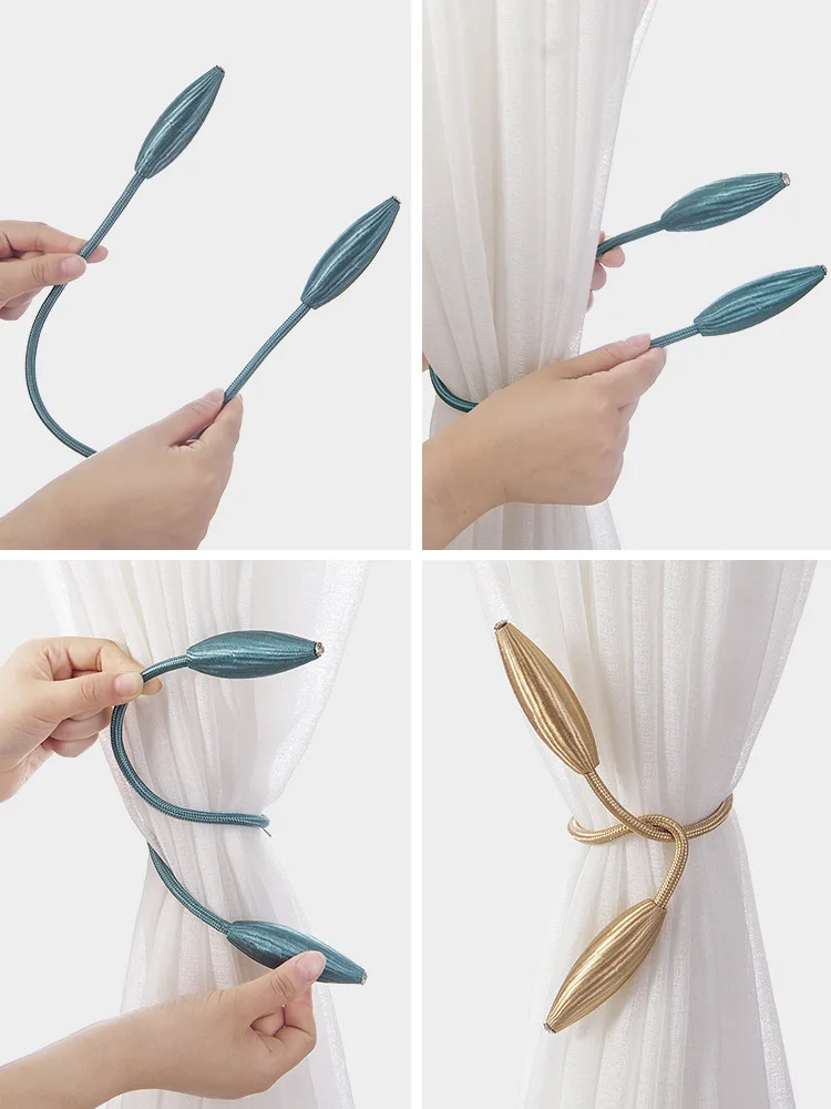 Крепкие подхваты для штор произвольной формы подвесные ремни из плюшевого