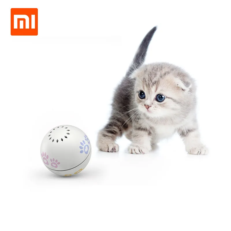 Xiaomi Petoneer Pet smart companion игрушка для кошки в виде шара Встроенная кошачья коробка неправильная прокрутка забавный кот артефакт Умная игрушка для домашних животных