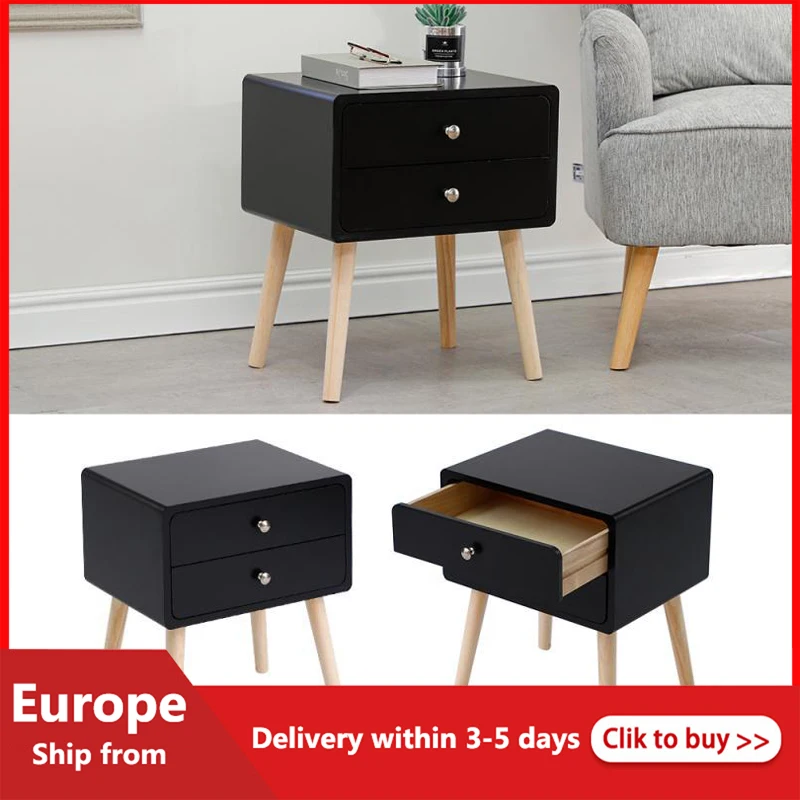 

Home Bedside Table Bedroom Furniture Nightstand 1-2 Drawer Bedside Table Bedroom Dressing Table Furniture Night Stand White HWC