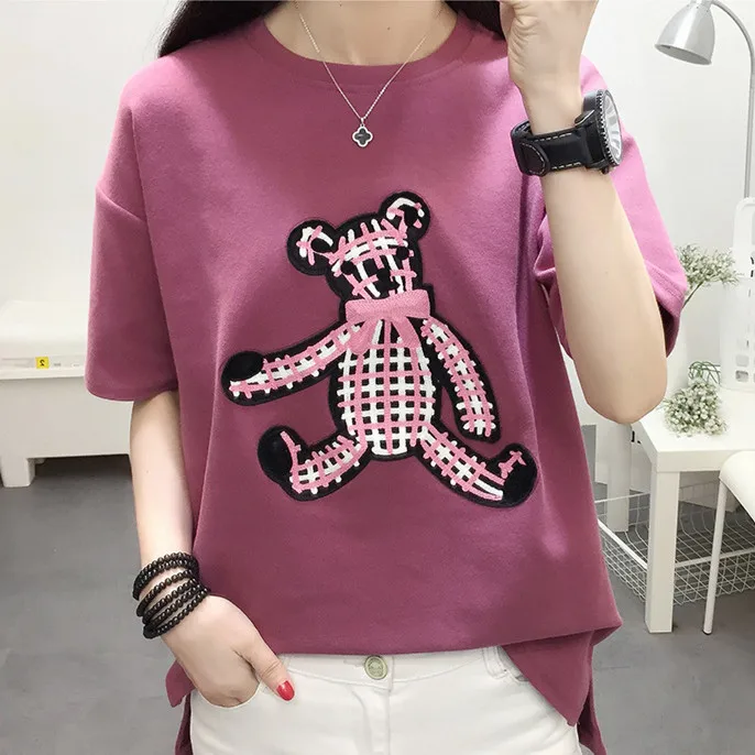 2020 Топы футболки хлопок Женская мода женская одежда| |