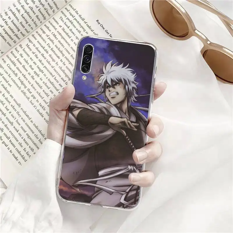

anime GINTAMA cool Phone Case Transparent for Samsung s9 s10 s20 Huawei honor P20 P30 P40 xiaomi note mi 8 9 pro lite plus
