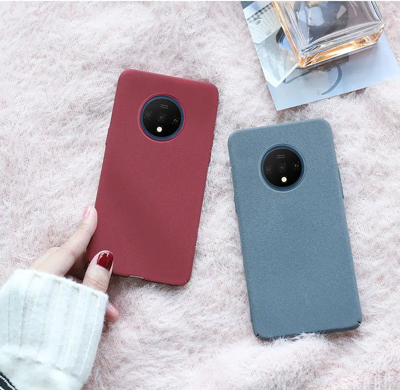 Для OnePlus 7T Чехол Мягкий матовый Силиконовый тонкий защитный чехол на заднюю