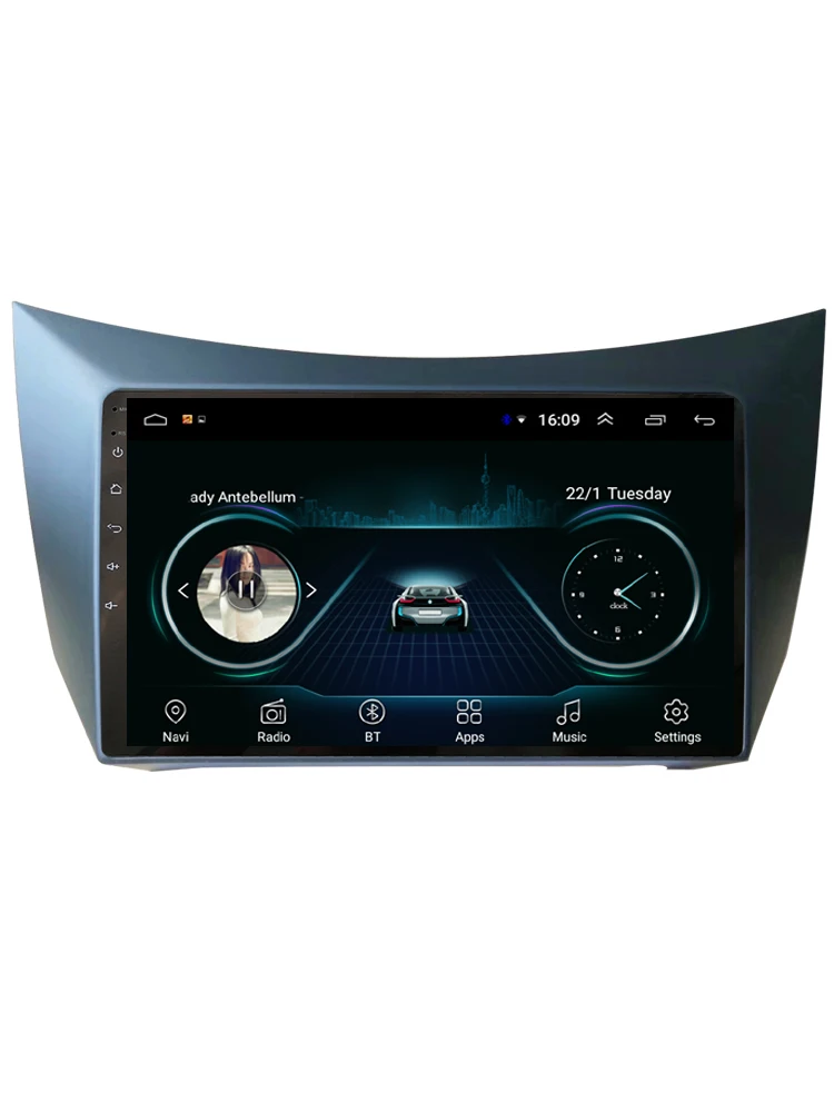 Автомобильный gps с фронтальной камерой карта встроенный Wifi радио микрофон отличный bluetooth для lifan 320 330 EV 9 дюймов Android 8,1