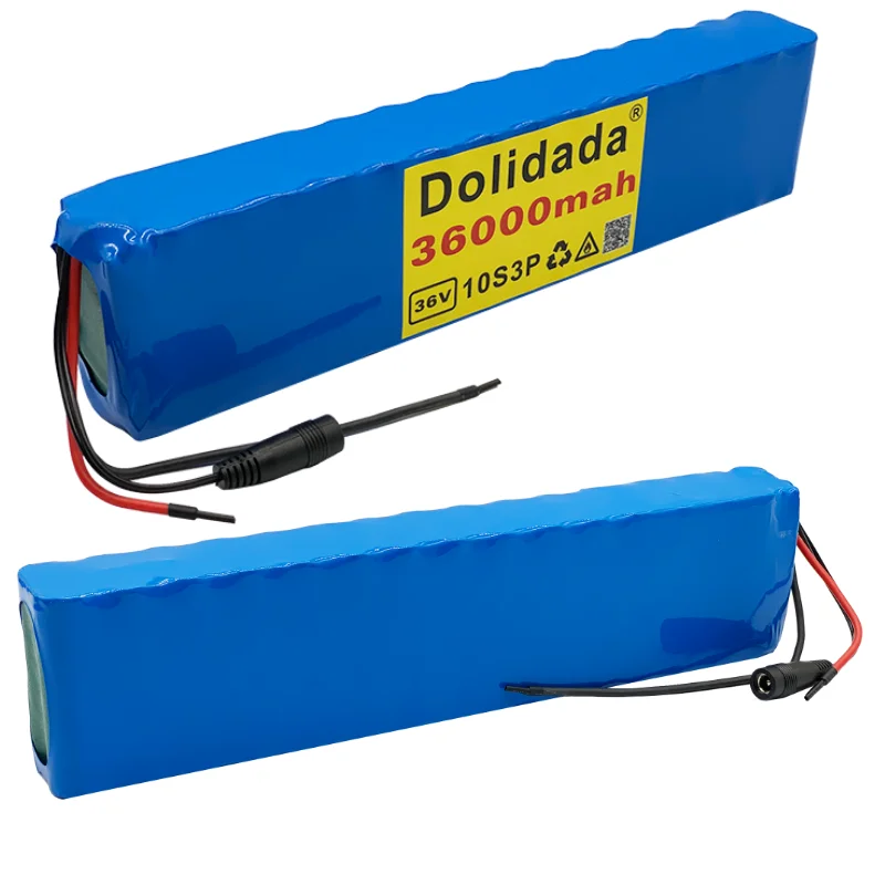 

new10s3p 36V 36000mAh battery pack 18650 lithium battery 500W high power large capacity 42V motorcycle scooter+42V 2Acharger