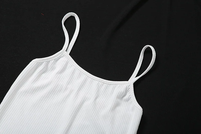 

Imcute Women Playsuits Rompers Fashion Sleeveless Letter Embroidery Jumpsuit One-piece Sports Jumpsuit Summer Bodycon Jumpsuit