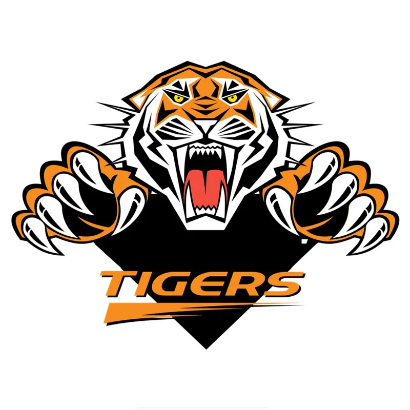 

Personality Creativity Fighting Anger Tiger Car Sticker Funny Colorful Auto Automobile Decals Cover Scratches PVC,13cmX17cm