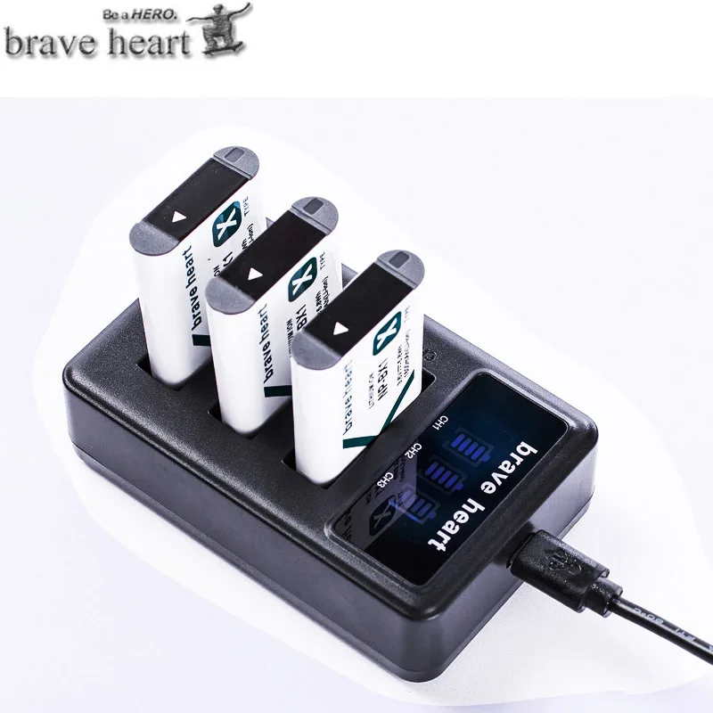 Горячая 3x NPBX1 bateria NP BX1 np bx1 батарея + зарядное устройство для Sony DSC RX1 RX100 AS100V M3 M2 HX300
