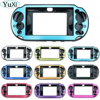 yuxi blue red purple aluminum plastic protective skin case cover shell for sony for ps vita 2000 for psv 2000
