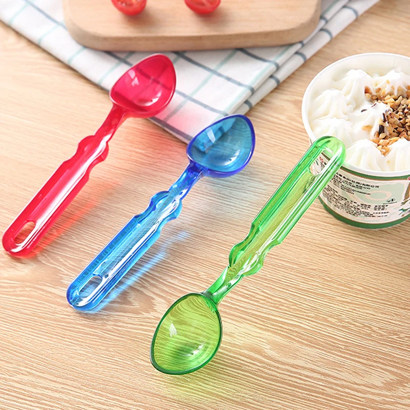 

3 шт., пластиковые антипригарные ложки для мороженого