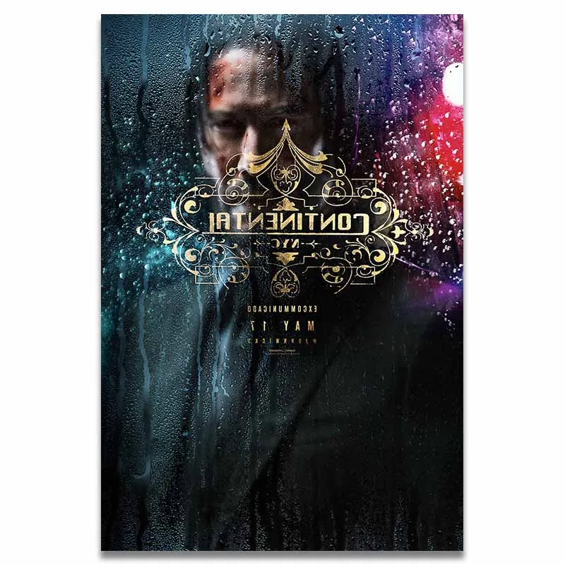 

John Wick Chapter 3 Movie Silk Poster Wall Art Print 12x18 24x36 inch Decoration Pictures Wallpaper Living Room Decor
