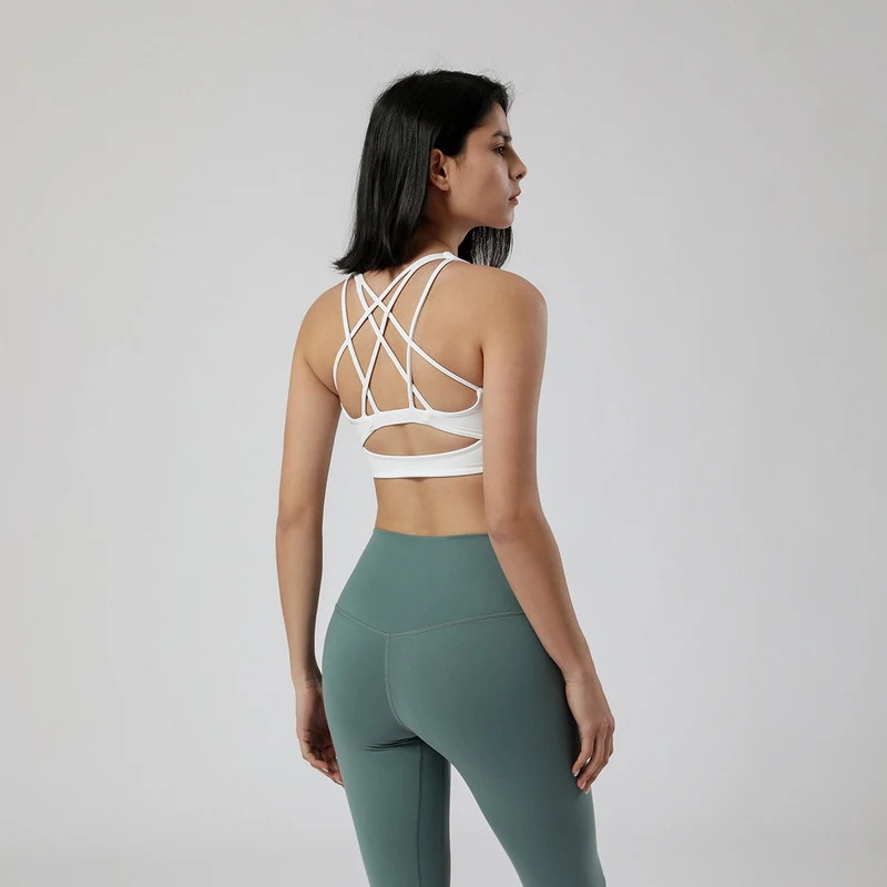 

Lululemon Free to be Serene Bra High Neck Long Line Smile High-strength Beauty Back Sports Underwear