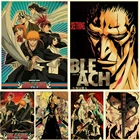 Плакаты из крафт-бумаги в стиле японского аниме