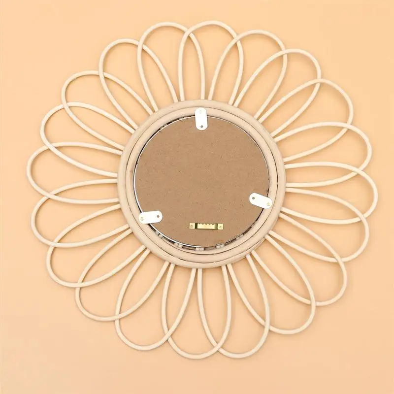 1 шт. ротанговое художественное зеркало из тростника Тканое Настенное подвесное