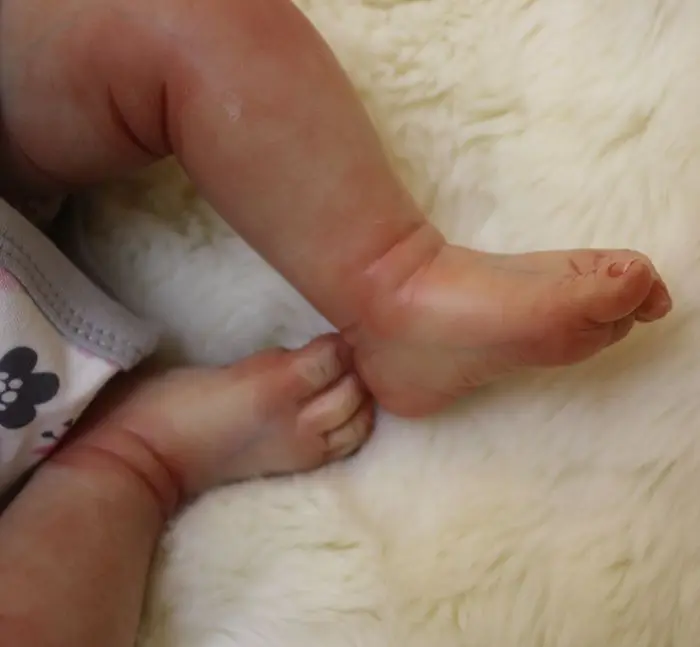 55 супер-имитация мягкая силиконовая кукла новорожденная девочка шедевр