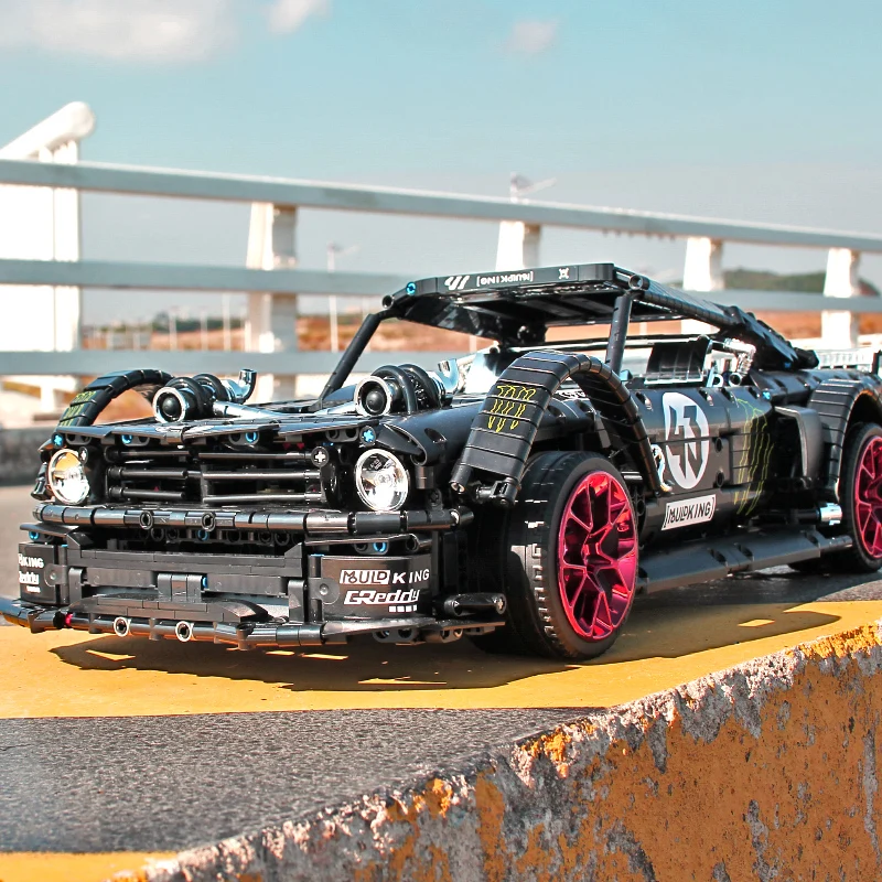 Гоночный автомобиль Ford Mustang Hoonicorn RTR V2 с функцией электропитания Lepined Technic набор