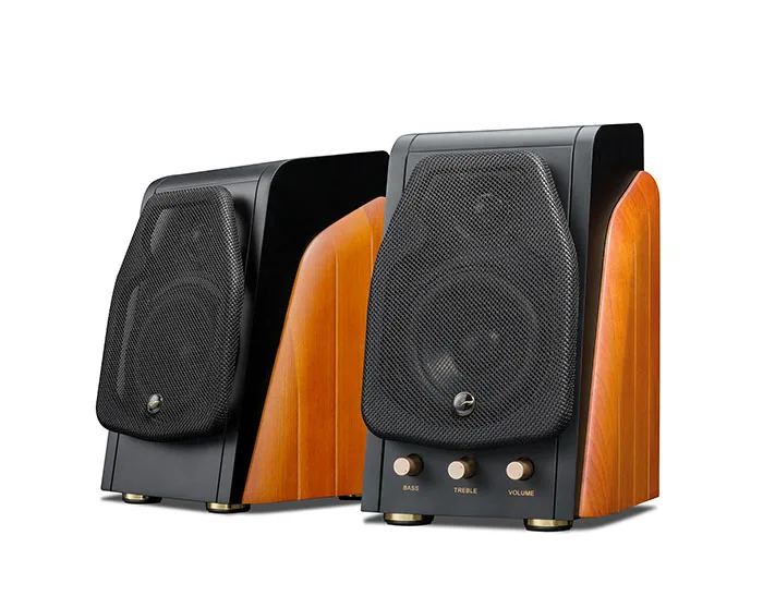 HiVi Swans Multimedia M200MKIII 2.0 Active Bookshelf Speakers M240 2way 4th-order active vented speaker system 4mid-bass driver |