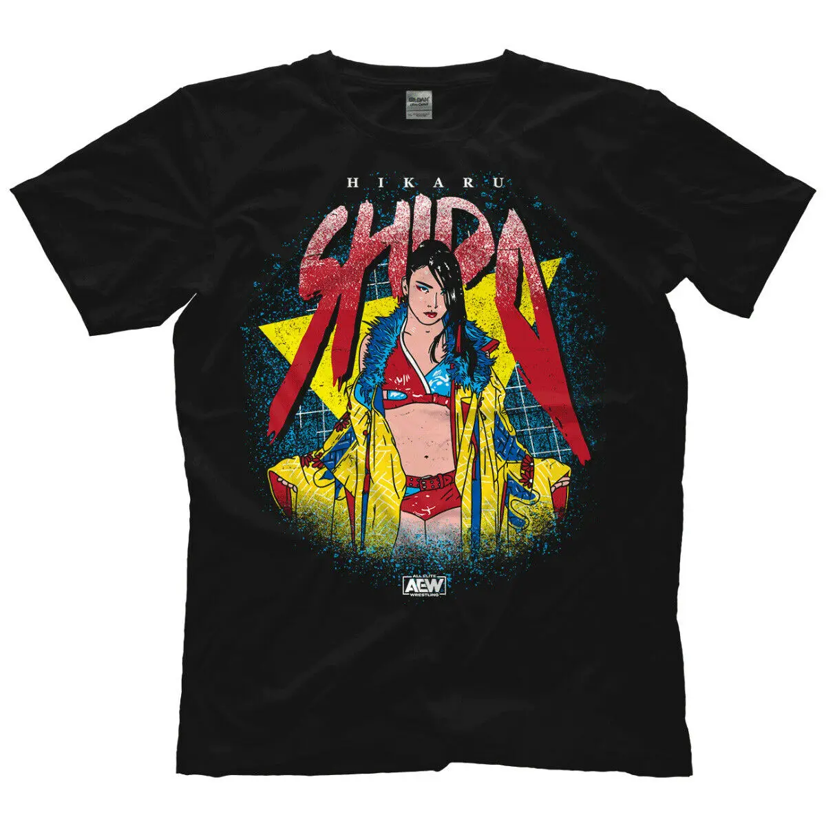 Официальная футболка Aew - All Elite Fighting: Hikaru Shida Falcon Arrow | Мужская одежда