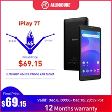 ALLDOCUBE iPlay 7T 4G LTE Kids Tablet 6.98 inch 4G LTE Phone Tablet PC Android 9.0 Unisoc SC9832E 2GB Ram 16GB Rom 720*1280 IPS