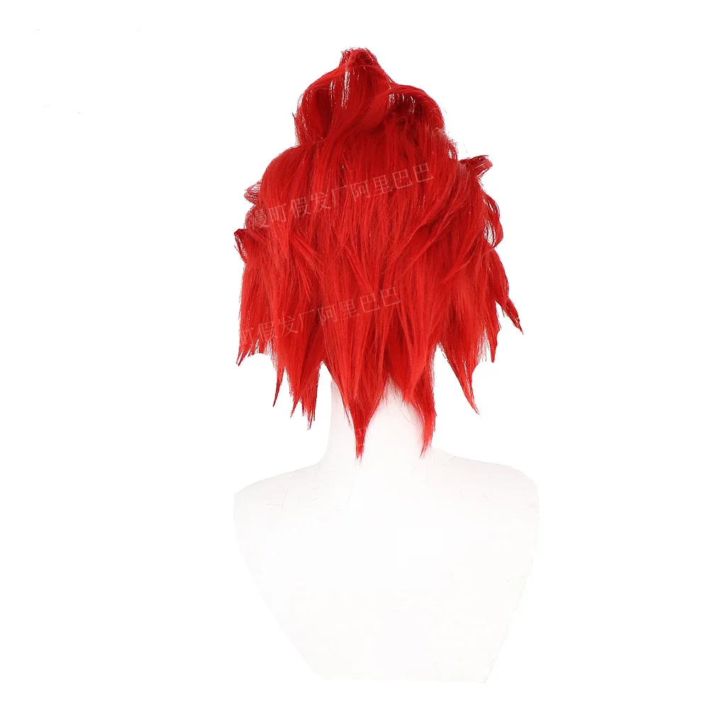 

COSTR Hot Anime My Hero Academia Kirishima Eijiro Cosplay Props Red Wig