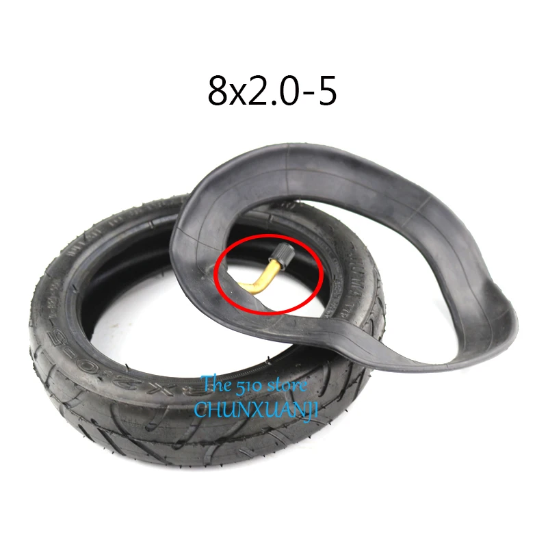 

High quality 8X2.0-5 inner tube and tyre for Electric scooter baby trolley 8 inch pneumatic tire 8x2.00-5 tires