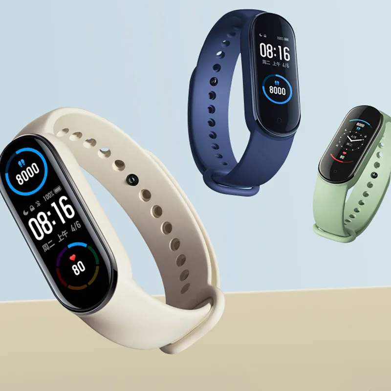 

Силиконовый ремешок для Xiaomi Mi Band 6 5, сменный спортивный браслет для mi band 4 5