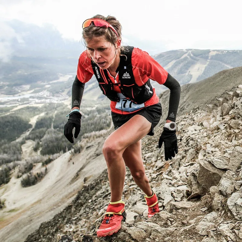 AONIJIE Outdoor professional trail running bag 5L men women marathon running water bag backpack sports vest bag riding bag E906