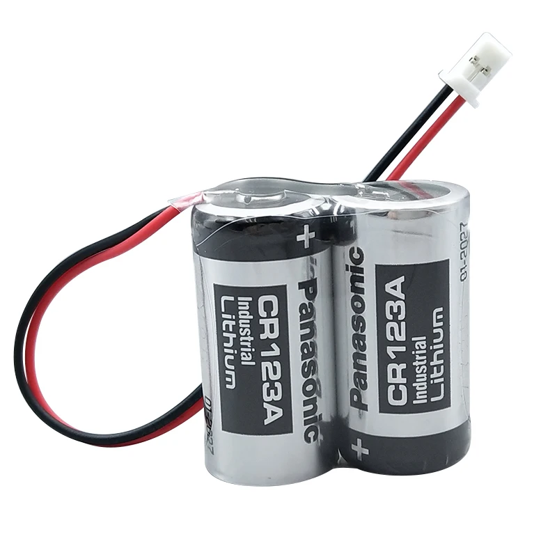 Аккумулятор Panasonic CR123A 2CR17335A MR-BAT6V1SET 6 в 1400 мАч промышленный литиевый аккумулятор с